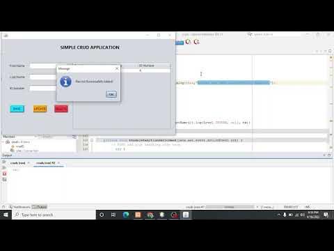 Simple CRUD Operation | JAVA - YouTube