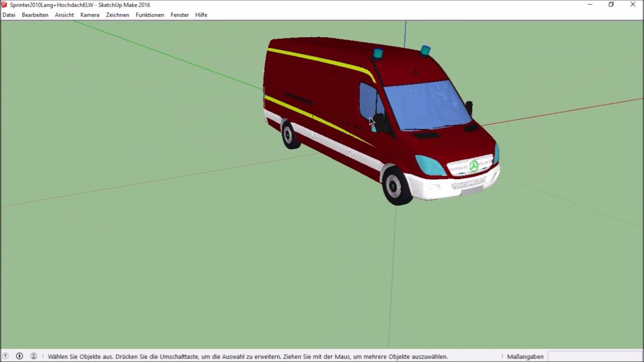 sketchup sprinter van