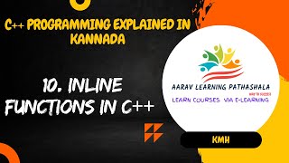#INLINE FUNCTION IN #C++ CLASS 10#AARAV LEARNING PATHASHALA