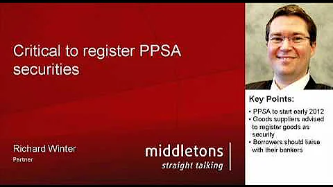 Critical to register PPSA