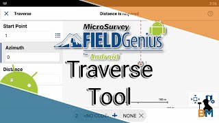 FieldGenius for Android: Traverse Tool | Bench Mark