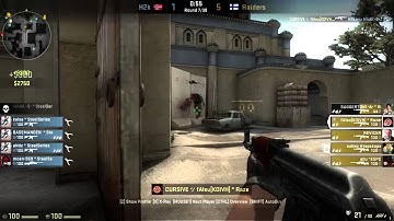 H2K vs Raiders  - RAW Match Highlight - DreamHack Summer 2013 CS:GO