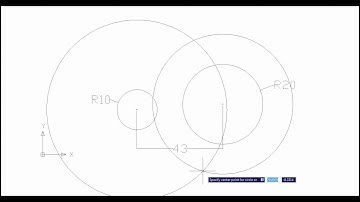 [Vẽ Kỹ Thuật] Vẽ đường tròn nội tiếp và ngoại tiếp hai đường trờn khác