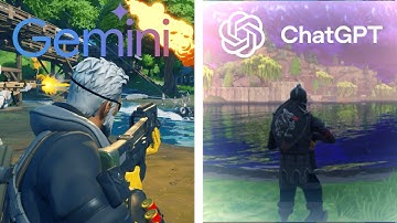 ChatGPT vs Gemini Make Fortnite From Scratch