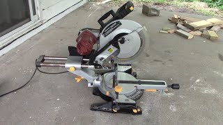 How to change blade on Harbor Freight 12 inch Compound Miter Saw 69684 61969
