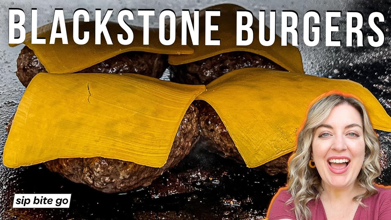 Griddled Blackstone Burgers Recipe - Sip Bite Go