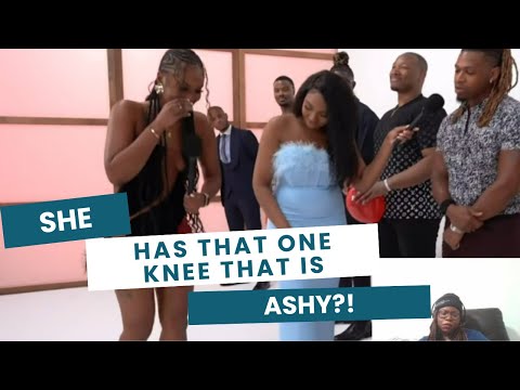 Her knee is too ashy?! 🧴Pop the balloon or find love |  with Arlette Amuli | My reaction