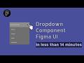 How to Create an Interactive Dropdown in Figma (Components & Variants) – Tutorial