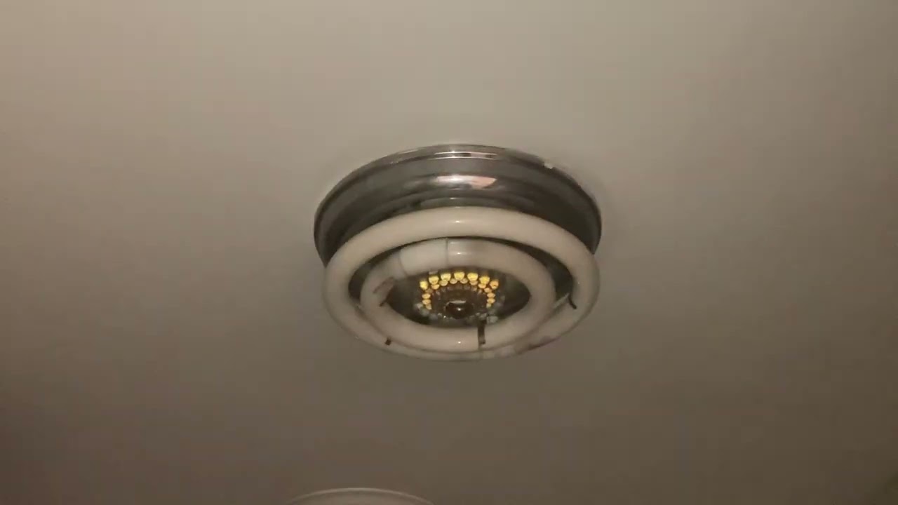 Rapid-Start Circline Fluorescent Light in Kitchen