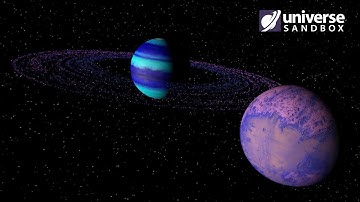 Exotic Coloured Ring System! Checking Out Your Solar Systems #218 Universe Sandbox