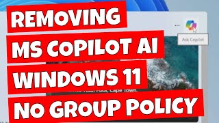 disable microsoft copilot without group policy editor