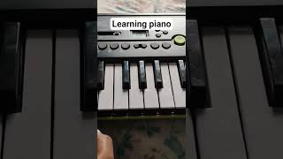 learning piano🎹 #shorts #piano #viral