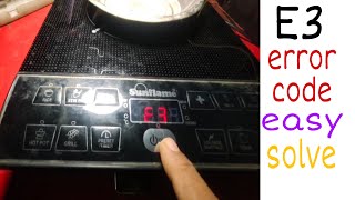 Индукционная плита с кодом Е3 простой пошаговый ремонт
