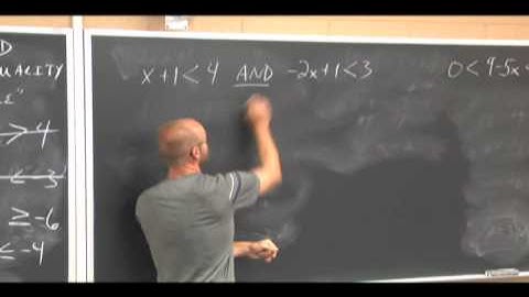 Intermediate Alg Section 1.7 Absolute Value Inequalities (Part 1)