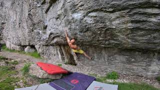 A little extra direct 7a, Raven Tor