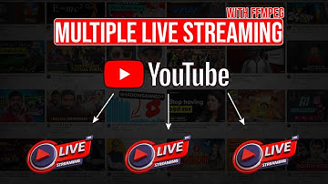 Multiple live streaming on YouTube channel using ffmpeg & looping the video | technical freelancer
