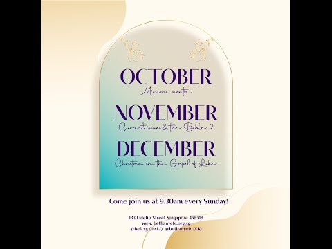 03 Nov 2024 | Reformation and the Missio Dei & Baptism Service | BEFC