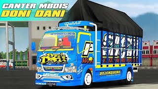 SHARE MOD CANTER MBOIS DONI DANI || MOD BUSSID TERBARU