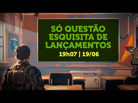 Lançamentos Horizontal e Oblíquo para Vestibulares MILITARES parte 03 de 03