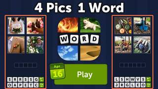 4 Pics 1 Word Daily Puzzle Answers April 16, 2026