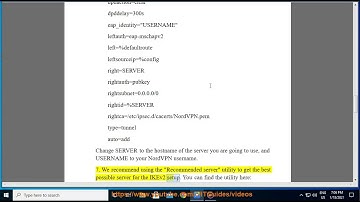 Connect to NordVPN VPN server w/ IKEv2/IPSec protocol on Linux