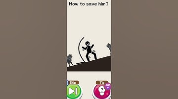Save Stickman: Draw 2 Save Save the Stickman Draw Game #part3  #shorts