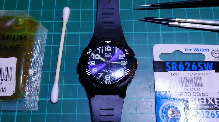 Q&Q Watch Battery Replacement