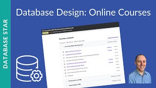 Database Design for an Online Course Website screenshot 5
