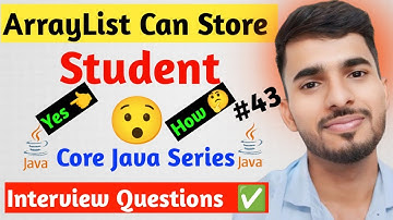 Different Usage of ArrayList in Java | ArrayList can store Student type Data ? | @KiranAcademy-Official