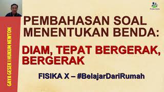 A Gesek Dan Menganaisis Keadaan Benda Diam, Tepat Bergerak Dan Bergerak