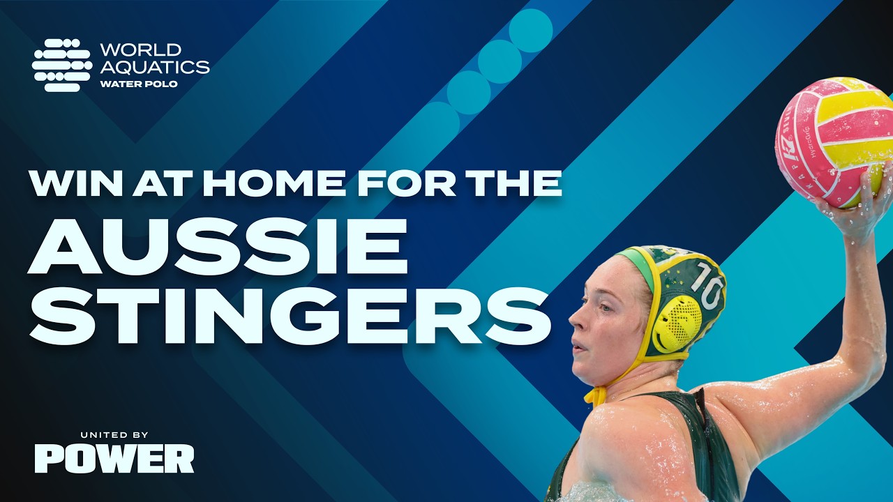 The Aussie Stingers get the win | Water Polo World Cup Final | Italy vs Australia | Quarterfinals