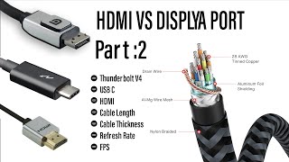 DisplayPort vs HDMI vs Thunderbolt ; For Gaming and Editing _Part 2_[RAY TRACE]