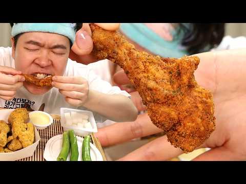 카레치킨 커링클 먹방입니다!!