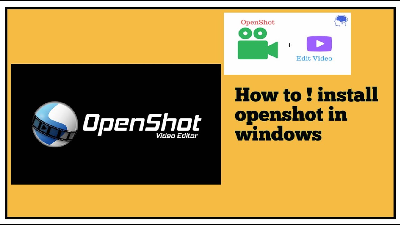 How to install Openshot in windows - YouTube