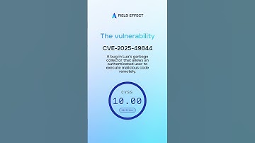 CVE-2025-49844 - Oct 6, 2025