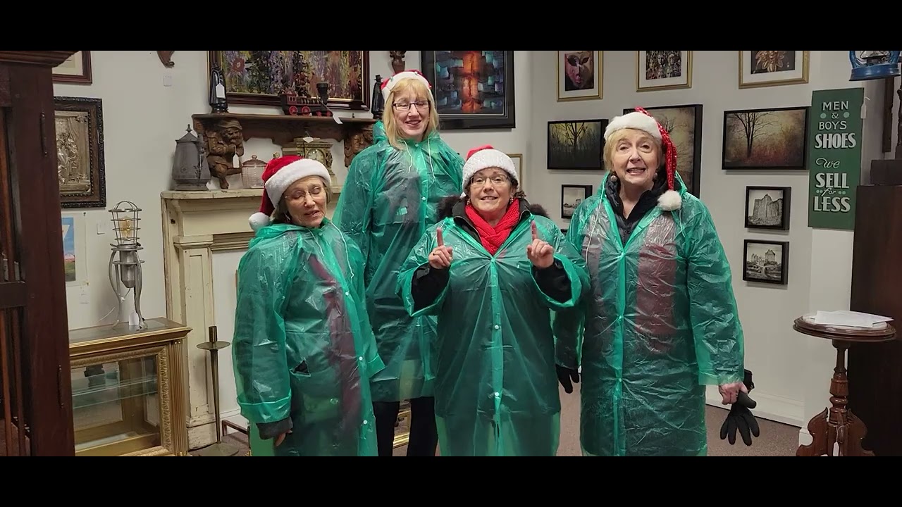 ELIXER, Women's Acapella Quartet. "SANTA BABY" Gallery On Main, Somerville NJ.