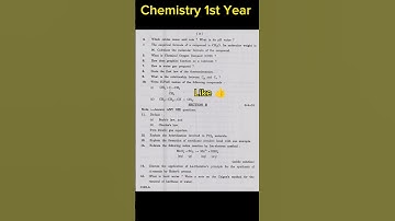 Ts chemistry inter 1st year important questions 2023 | chemistry important questions | Shorts