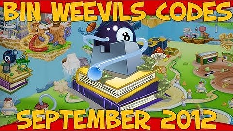 Bin Weevils - Mulch, Item, XP, Dosh and Seed Codes September 2012
