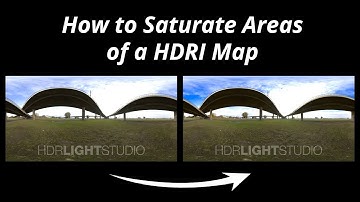 How to Saturate a Specific Area of a HDRI Map