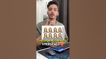 Create Passport Size Photo In Just 2 Min 🤯🔥✅ #pc  #shorts