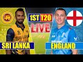 Live SL vs ENG 1st T20 Match Score | Live Cricket Match Today| SL vs ENG live 1st Innings last 5 ove