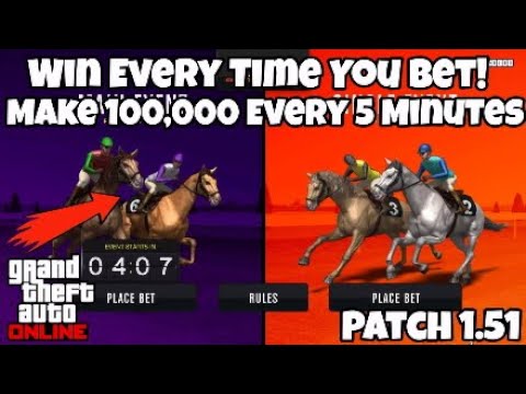 *EASY* HOW TO WIN EVERY TIME YOU BET ON A HORSE RACE ON GTA 5 ONLINE AFTER PATCH 1.51! (PS4/XB1/PC)