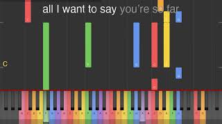 Daddy by Coldplay | Piano Tutorials with Lyrics and Chords