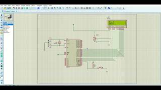 16x2 LCD Display System using 8051 | Proteus Simulation | Switch-Based Message Display
