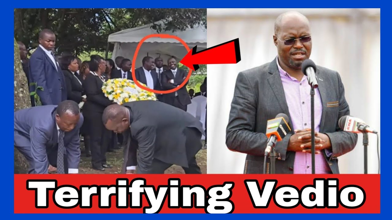 Clip of Ruto laughing at Johana Ngeno’s Graveside in Emuurua Dikir Sparks Nationwide Outrage