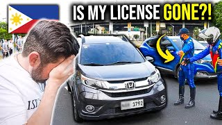 Foreigner CAUGHT by MANILA POLICE?! LTO Coding Scheme