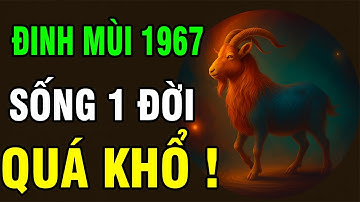 Tuổi Đinh Mùi 1967, Cả Đời Gánh Khổ Nhưng Trời Không phụ lòng người, Hậu Vận chắc có Phúc dày.