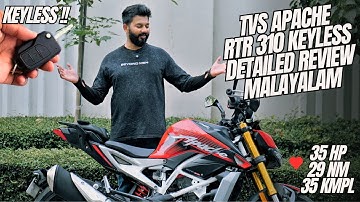 TVS Apache RTR 310 Keyless Detailed Review Malayalam | കുറച്ചു smoother ആയി | 10000 Price Cut