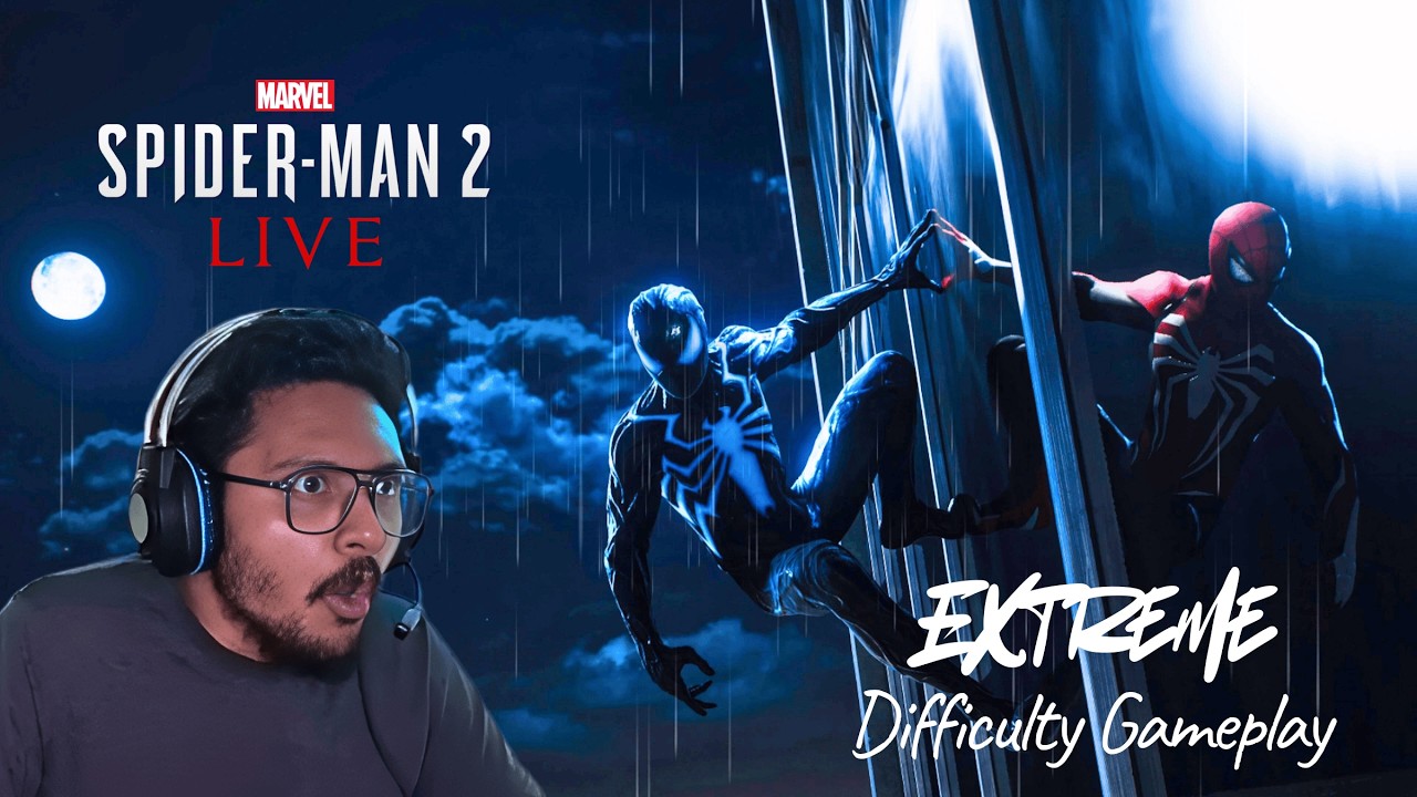 EXTREME DIFFICULTY SETTINGS 🕸️ Spider-Man 2  #spiderman2  #live #shortslive #shorts #gamingcommunity
