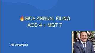 Information AOC-4 & MGT-7 Annual Filing | MCA Compliance Guide for Companies News
